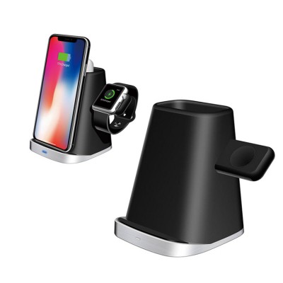 3 in 1 Multifunctional Phone/Pen Holder Stand Wireless Charger