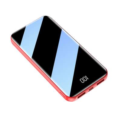 Mini Mirror Digital Display 20000mAh Super Large Capacity Fast Charging Phone Power Bank