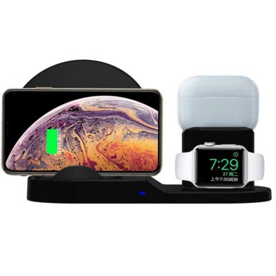 Multifunctional 3 in 1 Fast Wireless Charger For Phone Watch Headset Wireless Charging Stand