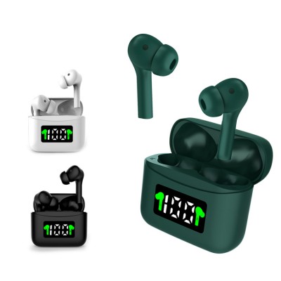 2020 New Arrival J5 Music Gaming Earphone In Ear TWS HD Stereo Earpiece Headphones With LED Display Charging Case