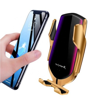 Fashion Creativity R2 Automatic Induction Wireless Charger Car Mobile Phone Holder Wireless Charging